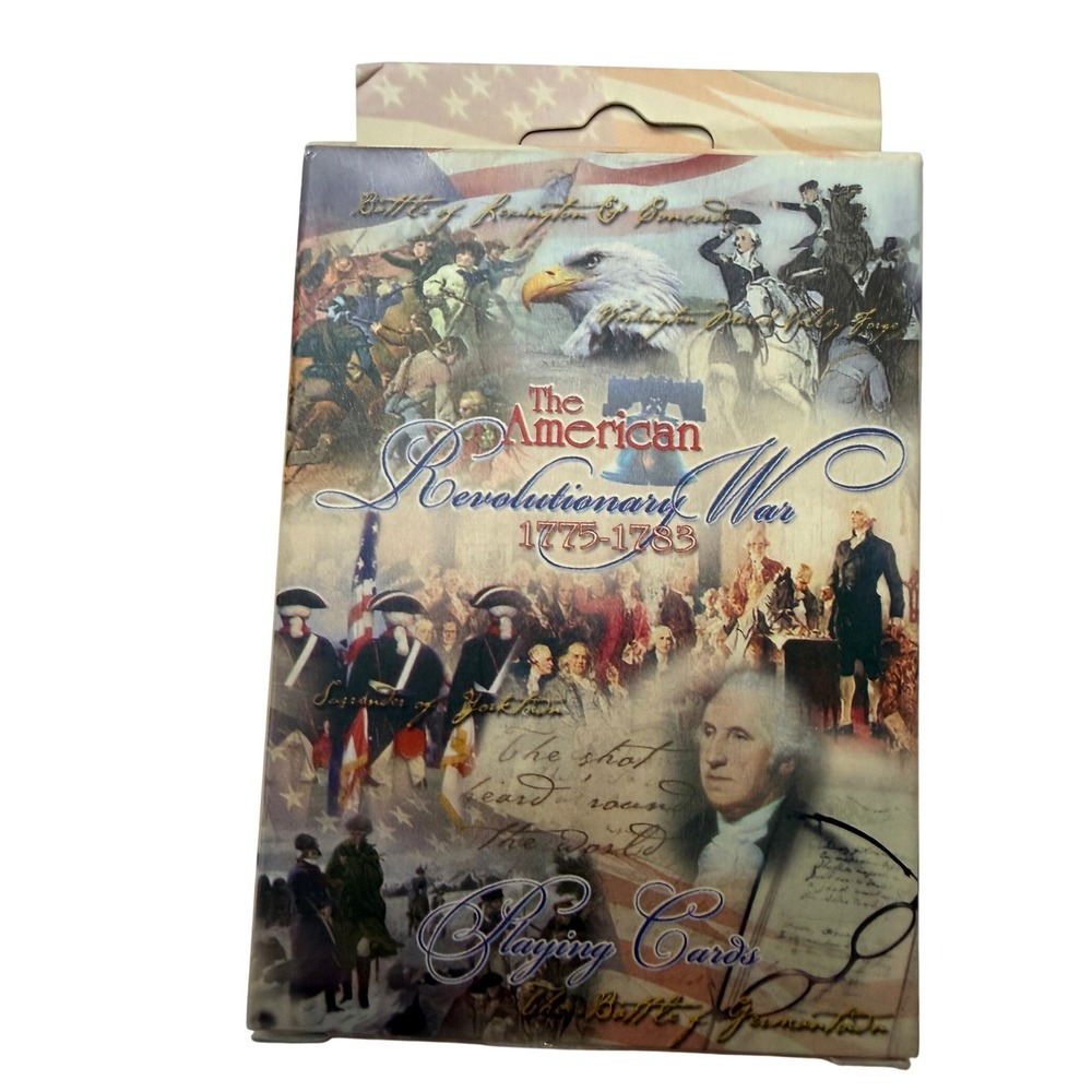 The American Revolutionary War 1775-1783 Playing Cards Deck